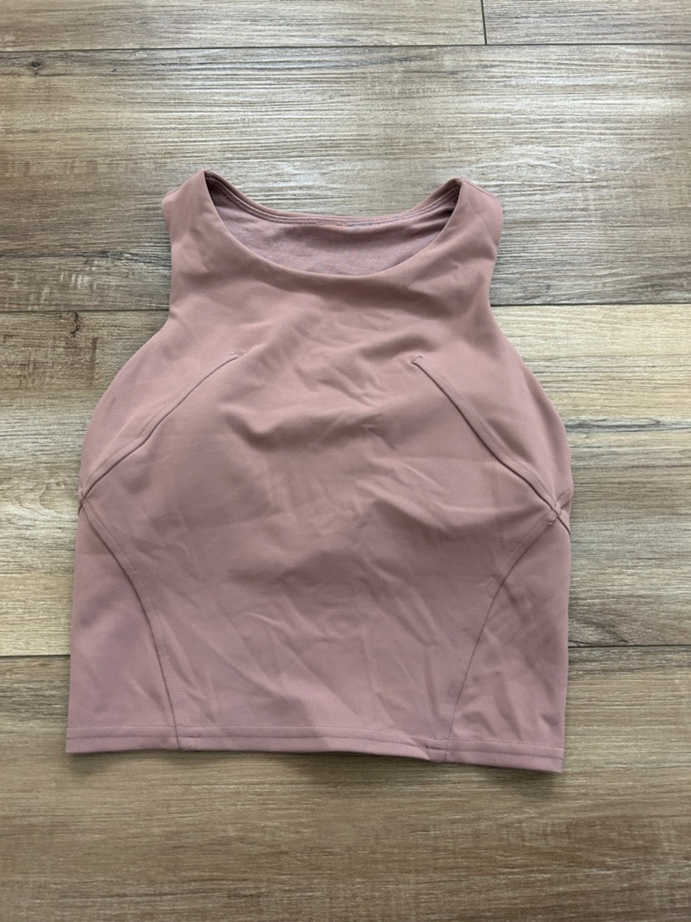 Lululemon High-Neck Women's Crop Tank Top - Dusty Rose